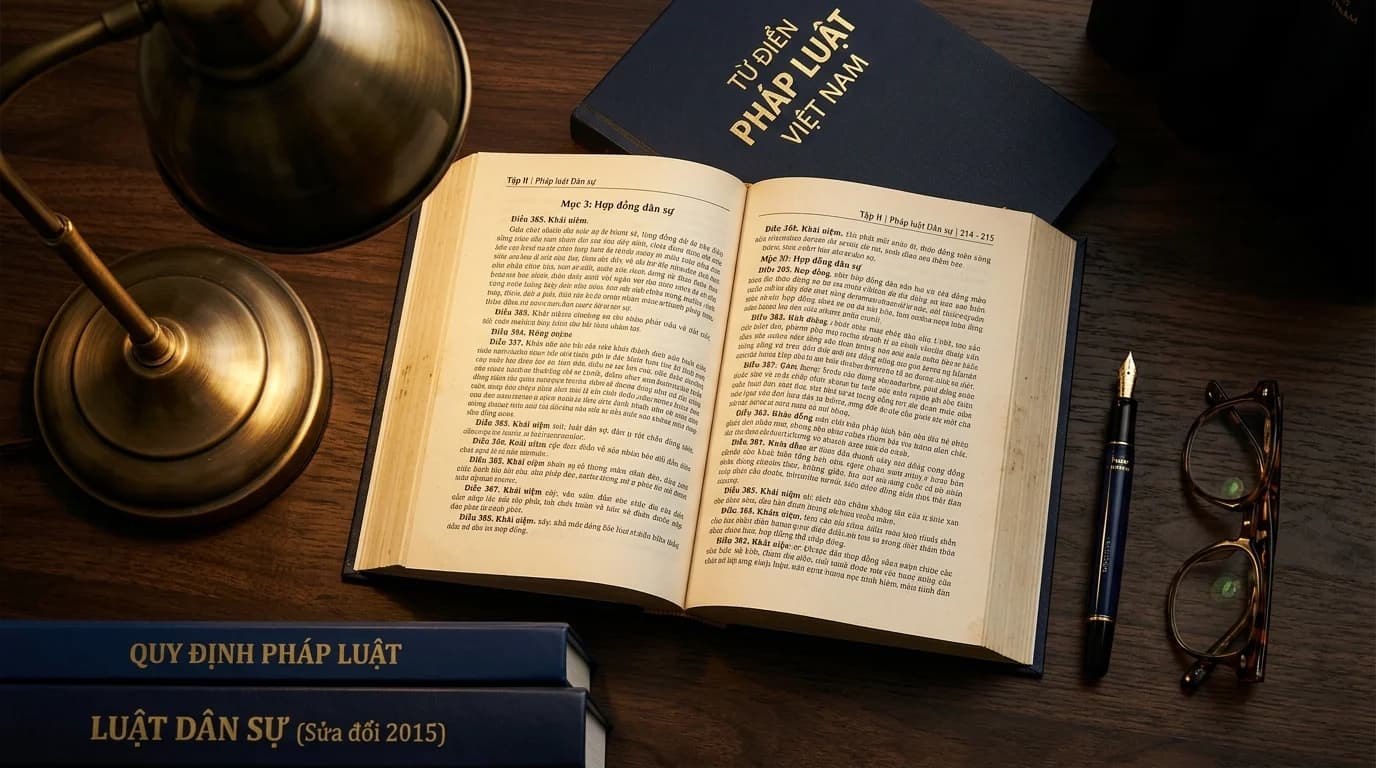 Vietnamese legal dictionary — terminology cluster